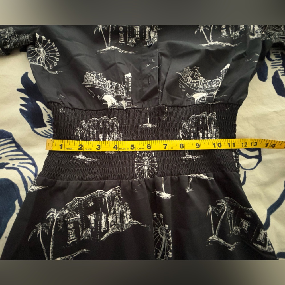 Maje Black and White Printed Dress - Picture 7 of 10